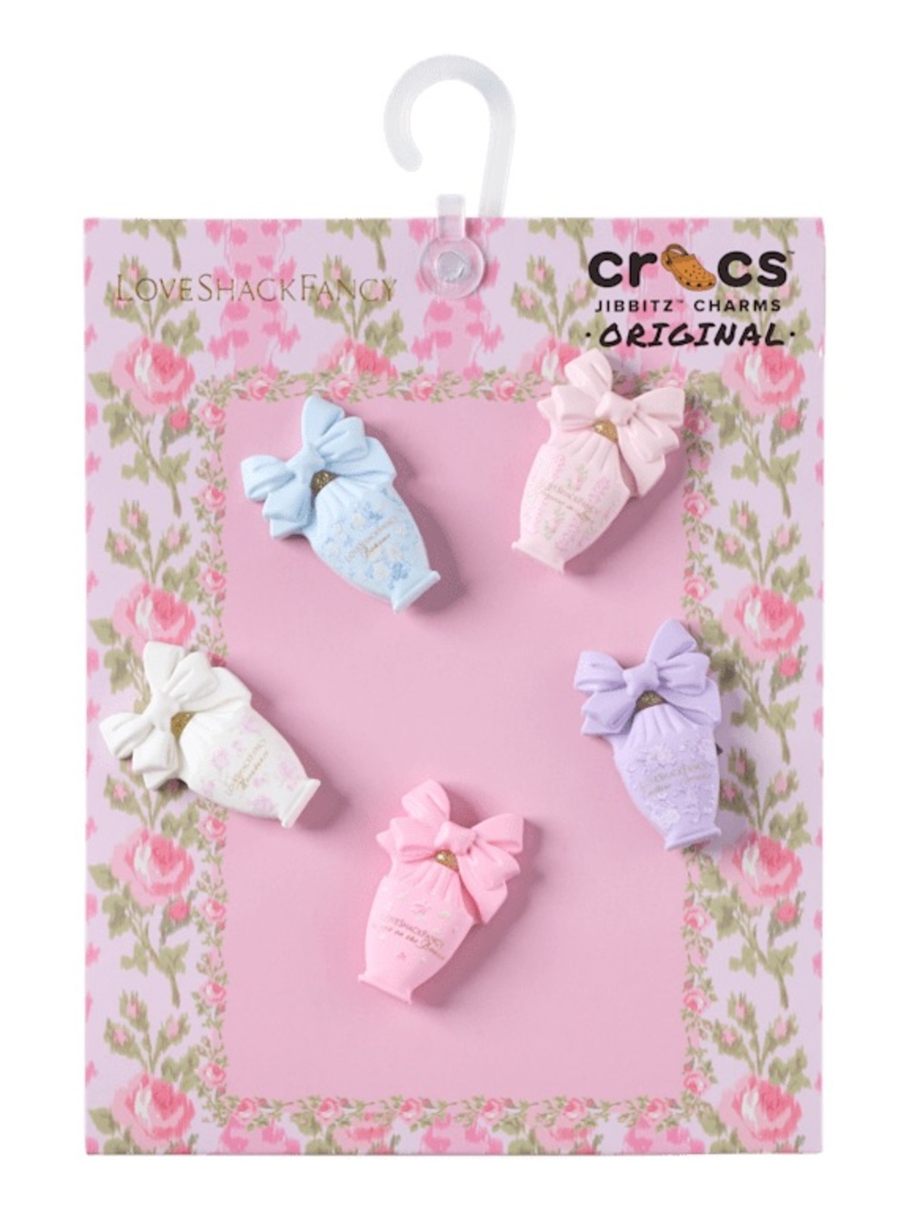CROCS Love Shack fancy Jibbitz Bow Charms